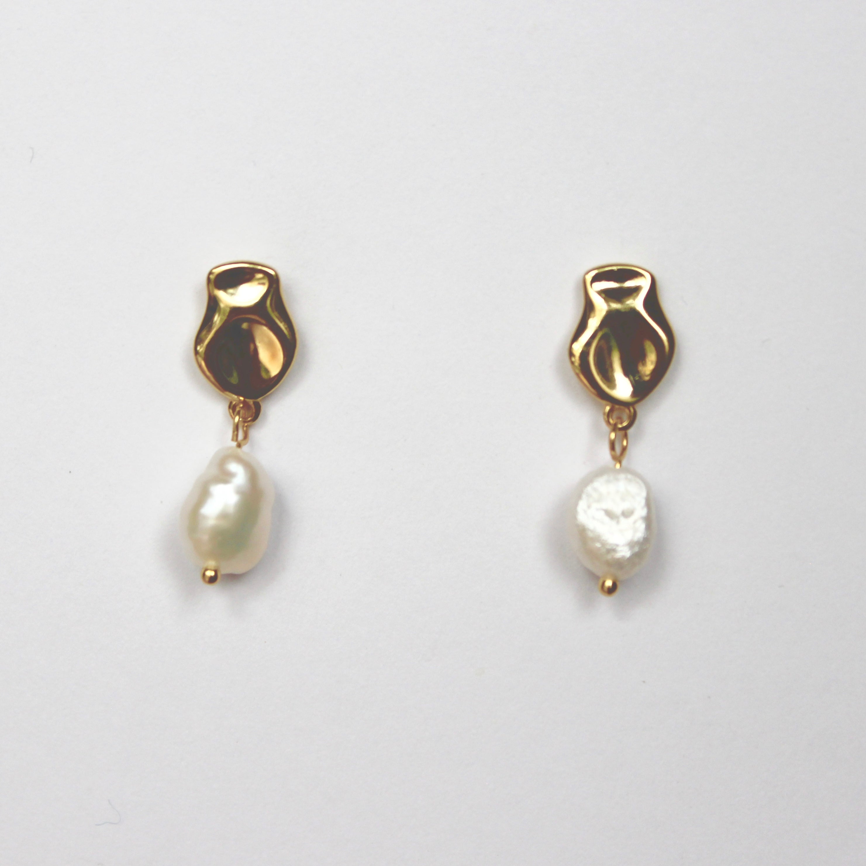 Camila Baroque Freshwater Pearl Drop Earrings